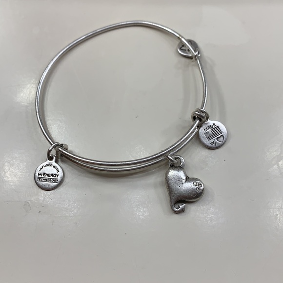 Alex and Ani silver bracelet with charm! - Picture 2 of 2
